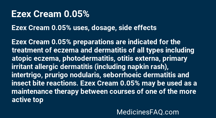 Ezex Cream 0.05%