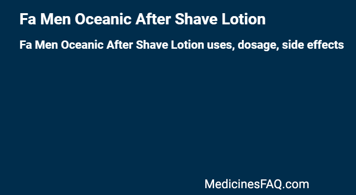 Fa Men Oceanic After Shave Lotion