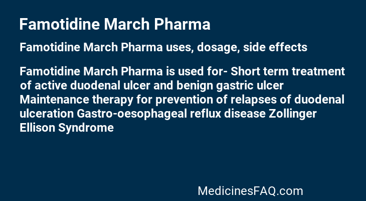 Famotidine March Pharma