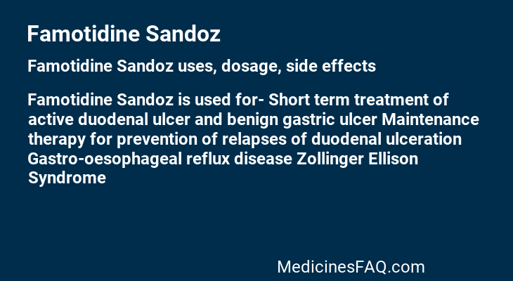 Famotidine Sandoz