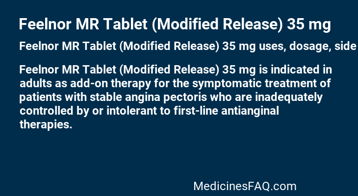 Feelnor MR Tablet (Modified Release) 35 mg