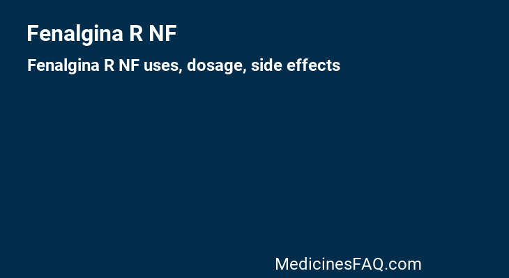 Fenalgina R NF