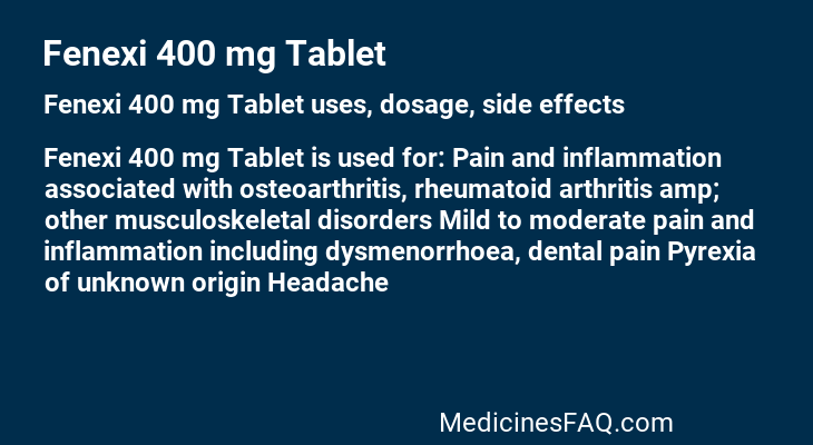 Fenexi 400 mg Tablet