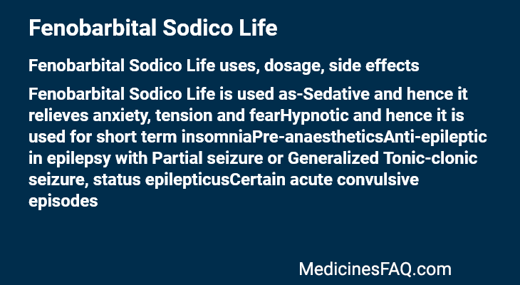 Fenobarbital Sodico Life