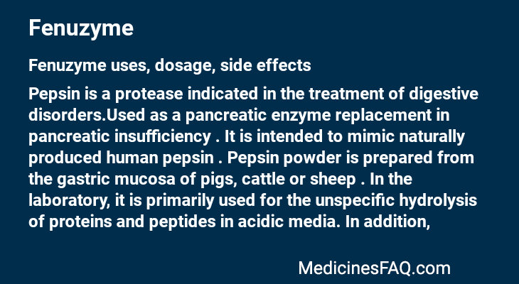 Fenuzyme