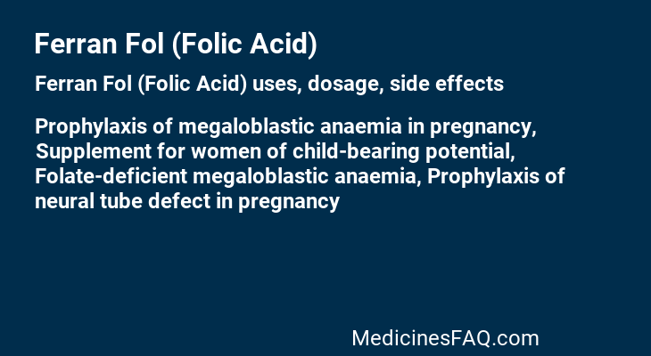 Ferran Fol (Folic Acid)