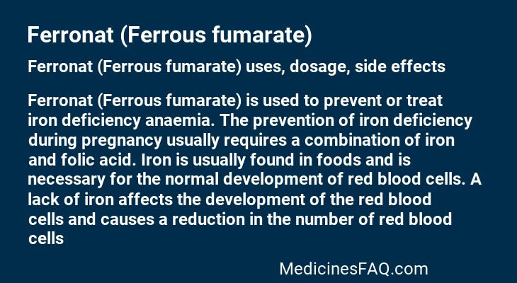 Ferronat (Ferrous fumarate)