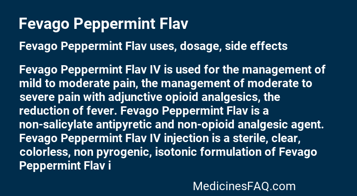 Fevago Peppermint Flav