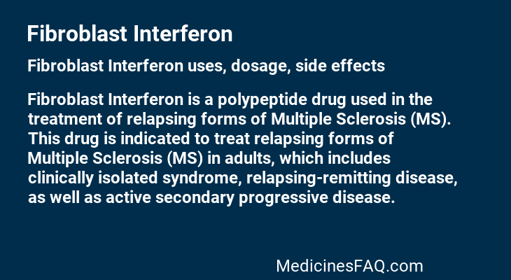 Fibroblast Interferon