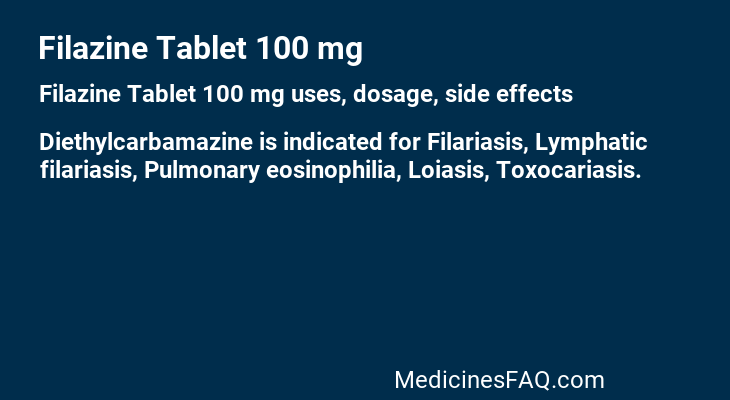 Filazine Tablet 100 mg