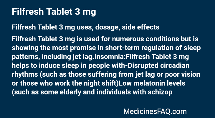 Filfresh Tablet 3 mg