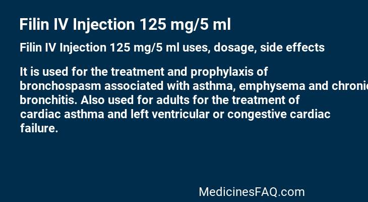 Filin IV Injection 125 mg/5 ml