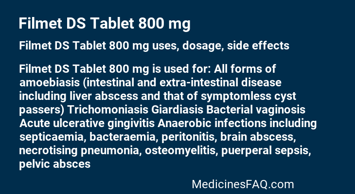 Filmet DS Tablet 800 mg