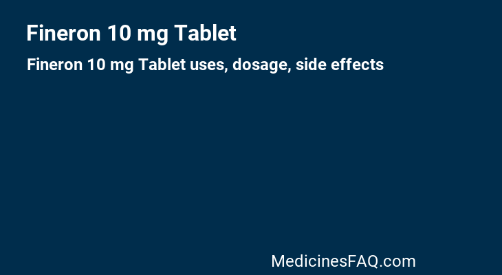 Fineron 10 mg Tablet