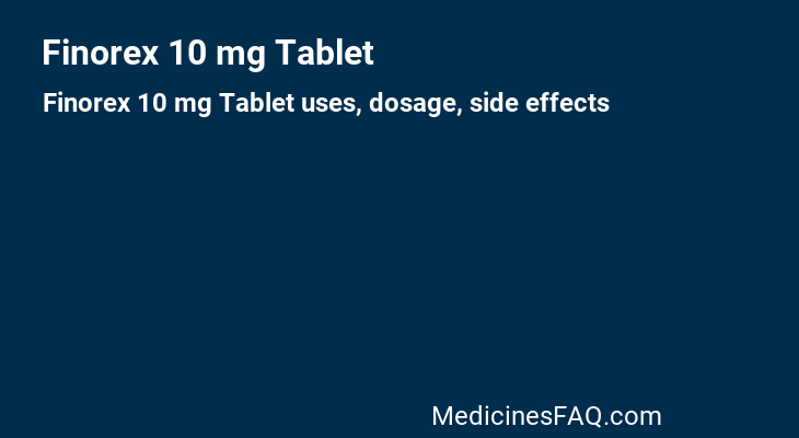 Finorex 10 mg Tablet