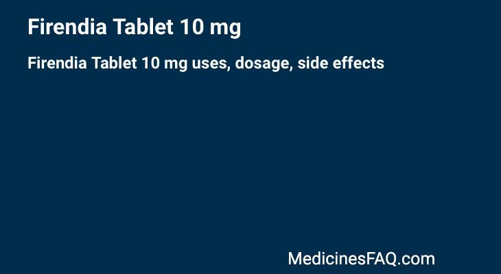 Firendia Tablet 10 mg