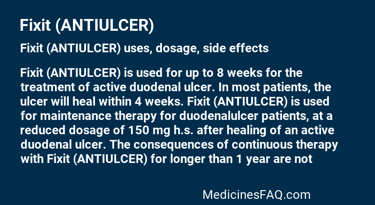 Fixit (ANTIULCER)