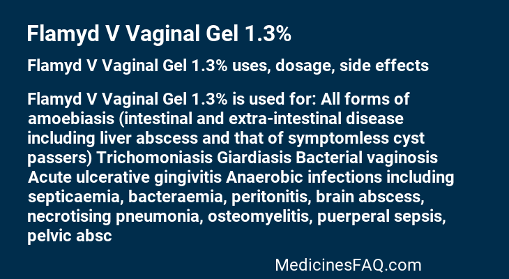 Flamyd V Vaginal Gel 1.3%