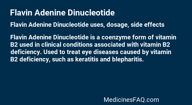 Flavin Adenine Dinucleotide