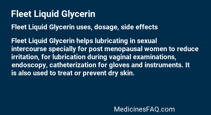 Fleet Liquid Glycerin