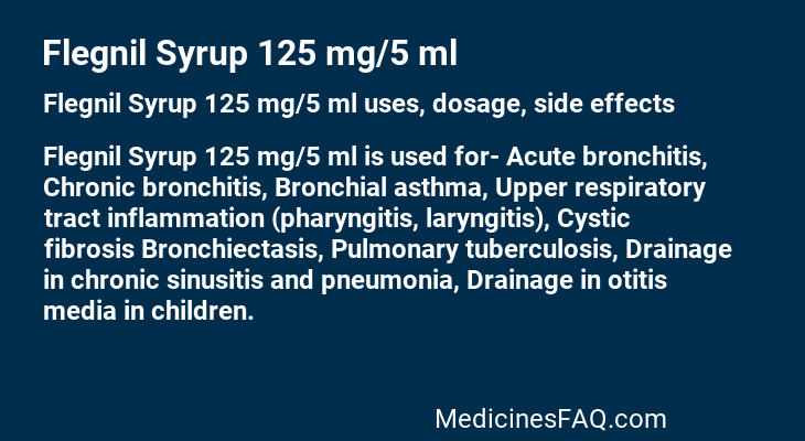 Flegnil Syrup 125 mg/5 ml