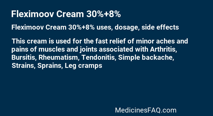 Fleximoov Cream 30%+8%