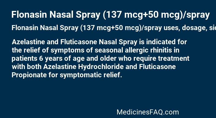 Flonasin Nasal Spray (137 mcg+50 mcg)/spray