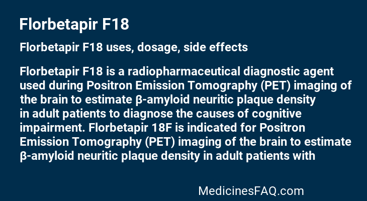 Florbetapir F18