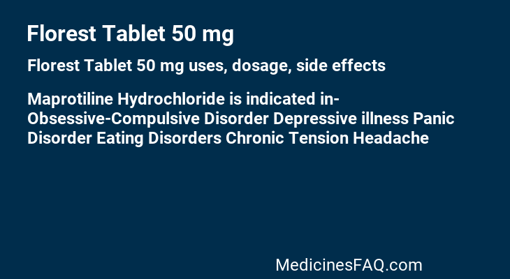 Florest Tablet 50 mg