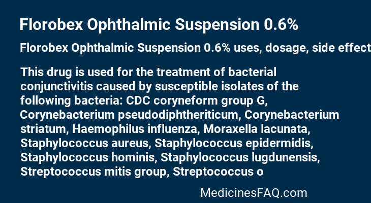 Florobex Ophthalmic Suspension 0.6%