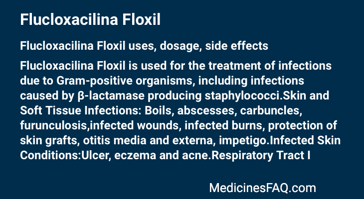 Flucloxacilina Floxil