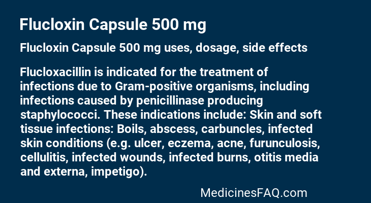 Flucloxin Capsule 500 mg