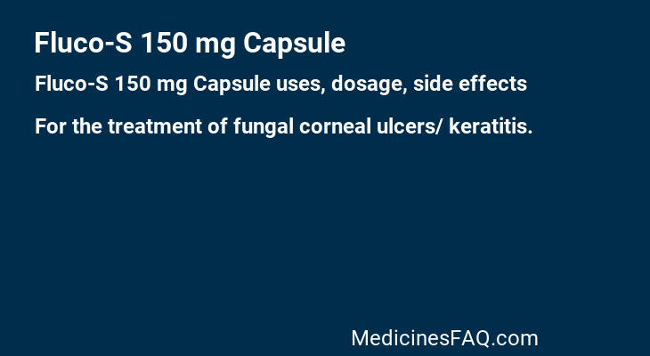 Fluco-S 150 mg Capsule