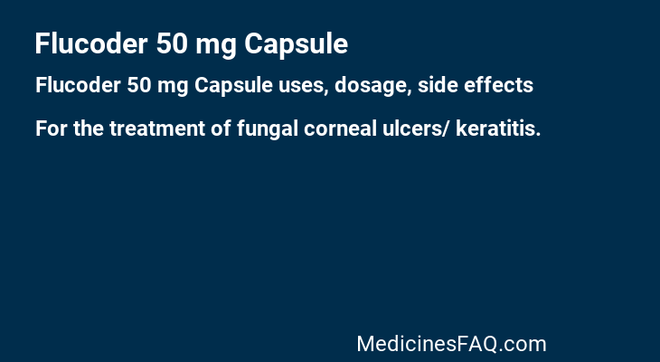 Flucoder 50 mg Capsule