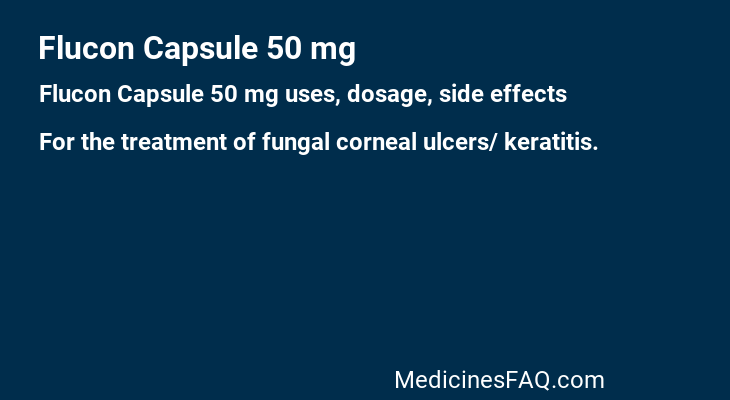 Flucon Capsule 50 mg