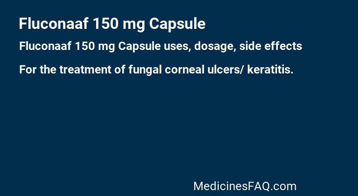 Fluconaaf 150 mg Capsule