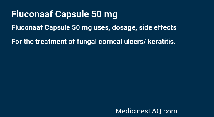 Fluconaaf Capsule 50 mg