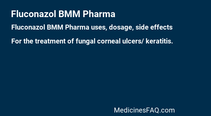 Fluconazol BMM Pharma