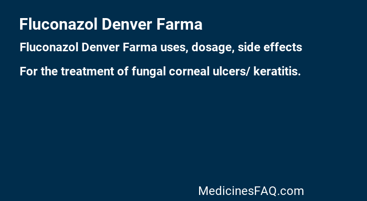 Fluconazol Denver Farma