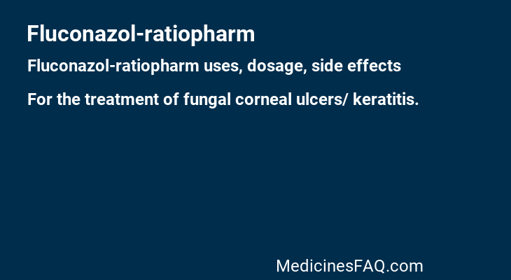 Fluconazol-ratiopharm