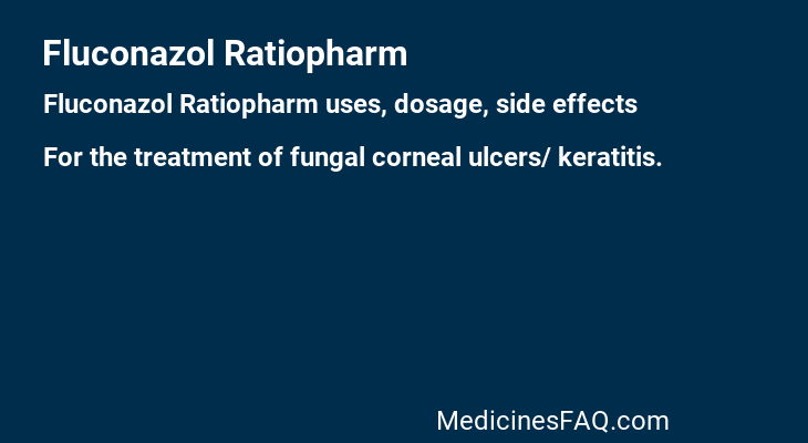 Fluconazol Ratiopharm