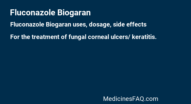 Fluconazole Biogaran