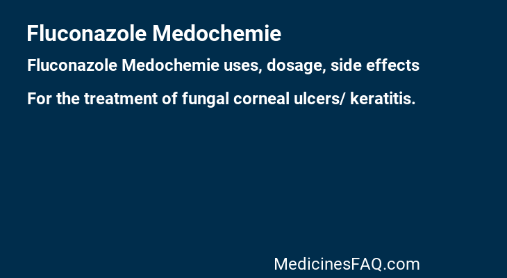 Fluconazole Medochemie