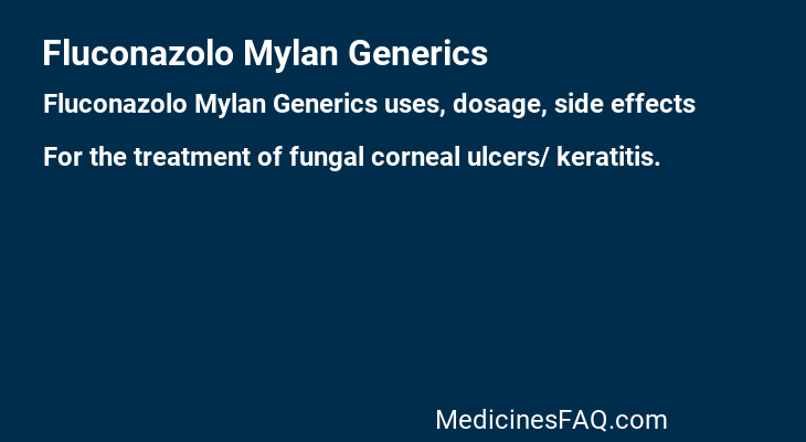 Fluconazolo Mylan Generics