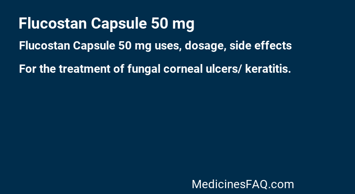 Flucostan Capsule 50 mg