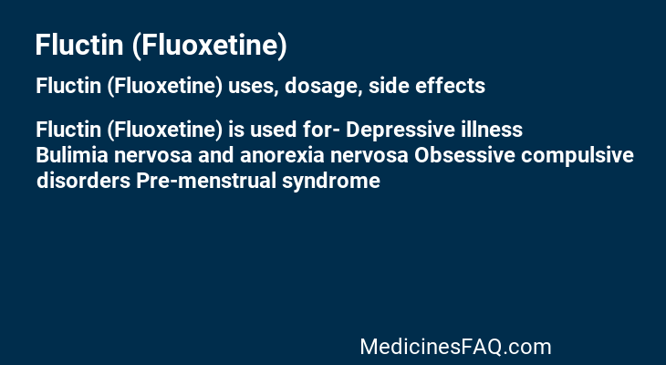 Fluctin (Fluoxetine)