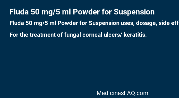 Fluda 50 mg/5 ml Powder for Suspension