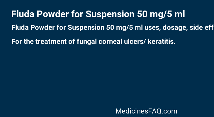 Fluda Powder for Suspension 50 mg/5 ml