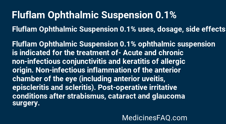 Fluflam Ophthalmic Suspension 0.1%