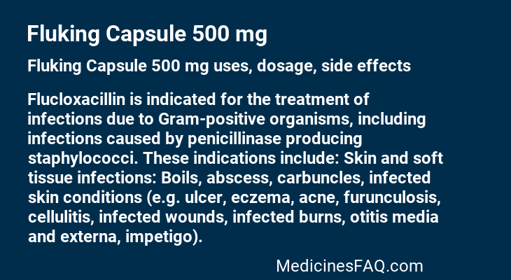 Fluking Capsule 500 mg